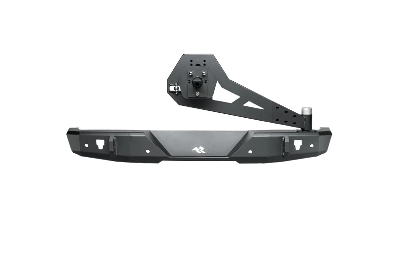 Rugged Ridge 18-22 Jeep Wrangler (JL) Rubicon/Spt 2dr HD Heckstoßstange mit Schwenkträger - Schwarz