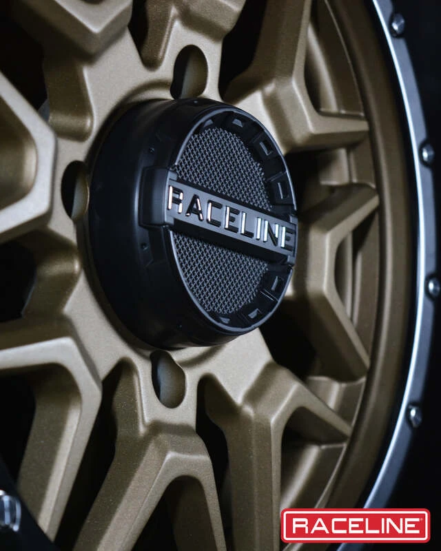Raceline A94BZ Krank 14x7in / 4x156 BP / 10mm Offset / 132.5mm Bore - Bronze & Black Lip Wheel