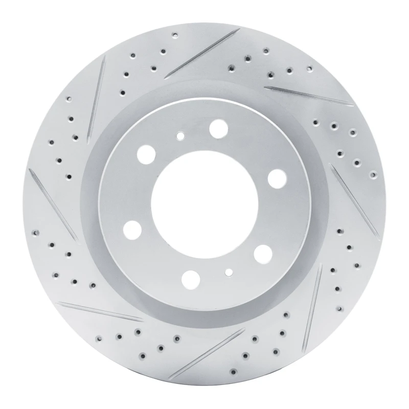 DFC 22-25 Lexus Gx550 Front Left Drilled & Slotted Geoperformance Rotor