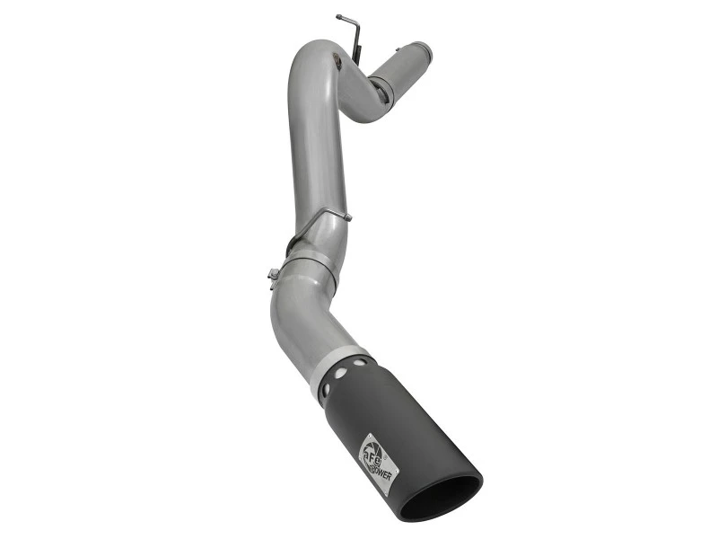 afe_49-44081-B-6792c870e7808 aFe LARGE Bore HD 5in Auspuff DPF-Back SS mit schwarzen Endrohren 16-17 GM Diesel Truck V8-6.6L (td) LML/L5P
