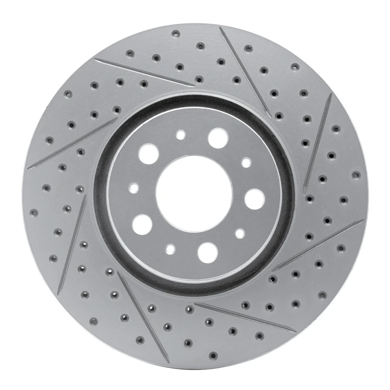 DFC 03-09 Volvo S60 Front Right Drilled & Slotted Geoperformance Rotor
