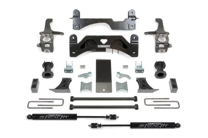 Fabtech 07-15 Toyota Tundra 2/4WD 6 Zoll Basic-System mit C/O-Spacern und Stealth-Rr
