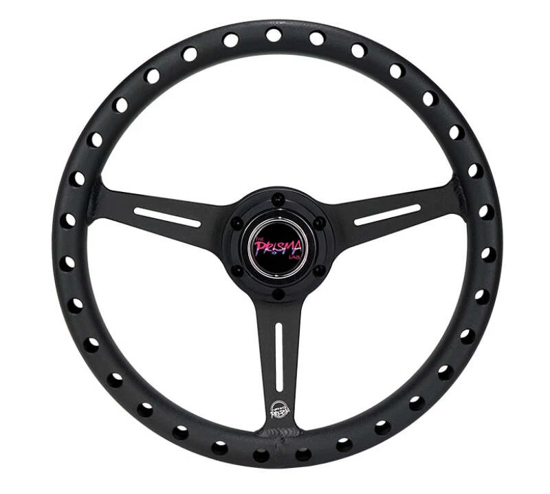 NRG Aluminum Steering Wheel 330mm - Extra Light - Ergonomic Grip - Anadized Black