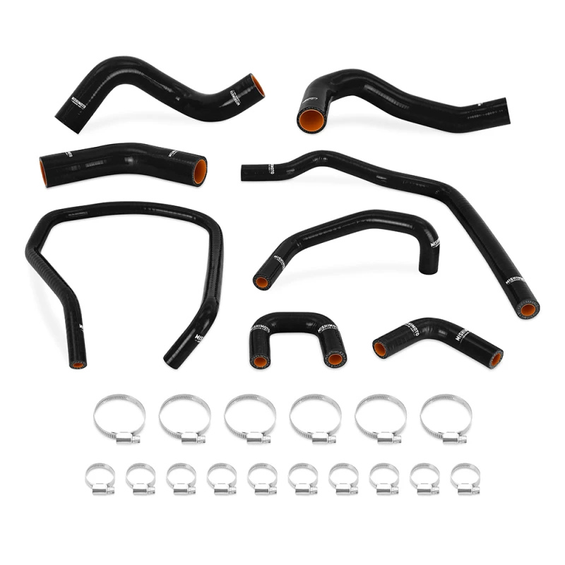 Mishimoto 04-10 Infiniti QX56 / 04-14 Titan Silikon-Kühlmittel-Schlauch-Kit - Schwarz