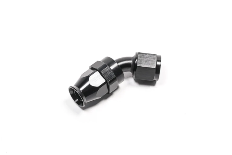 Radium Engineering -8AN 45 Grad PTFE Schlauchende - Schwarz