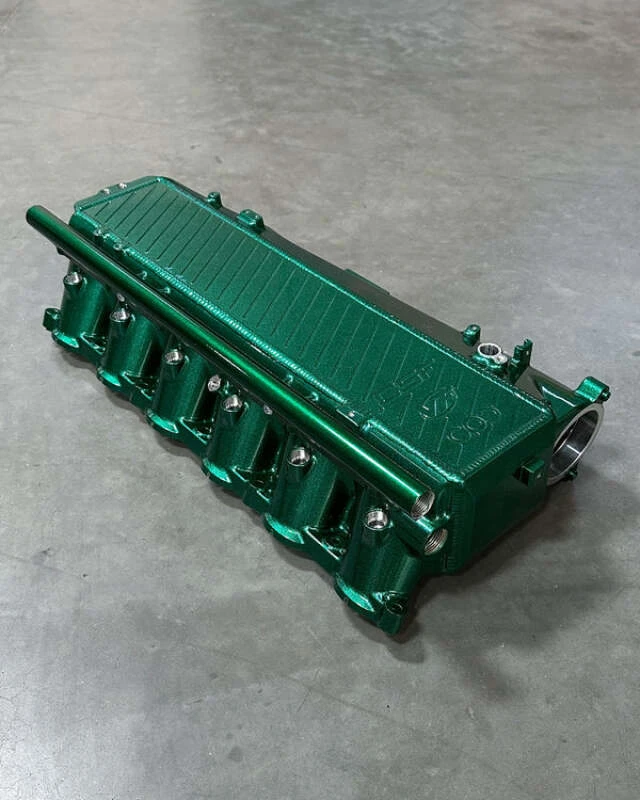 CSF Toyota A90/A91 Supra/ BMW G-Series B58 Charge-Air Cooler Manifold - Isle of Man Green