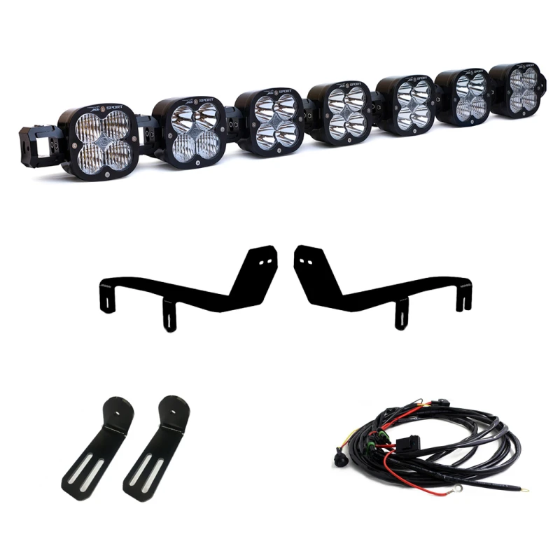 Baja Designs 7 XL Linkable LED Lichtkit für 2017–2019 Ford Super Duty