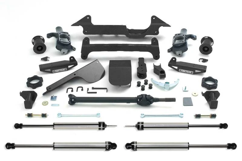 Fabtech 03-05 Hummer H2 Suv/Sut 4WD mit hinten Luftfeder 6 Zoll Leistungssystem mit DLSS Shocks