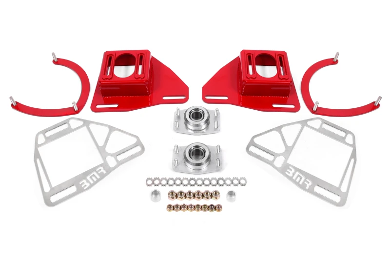BMR Suspension 82-92 Chevy Camaro Caster/Camber Platten mit Lockout Platten - Rot