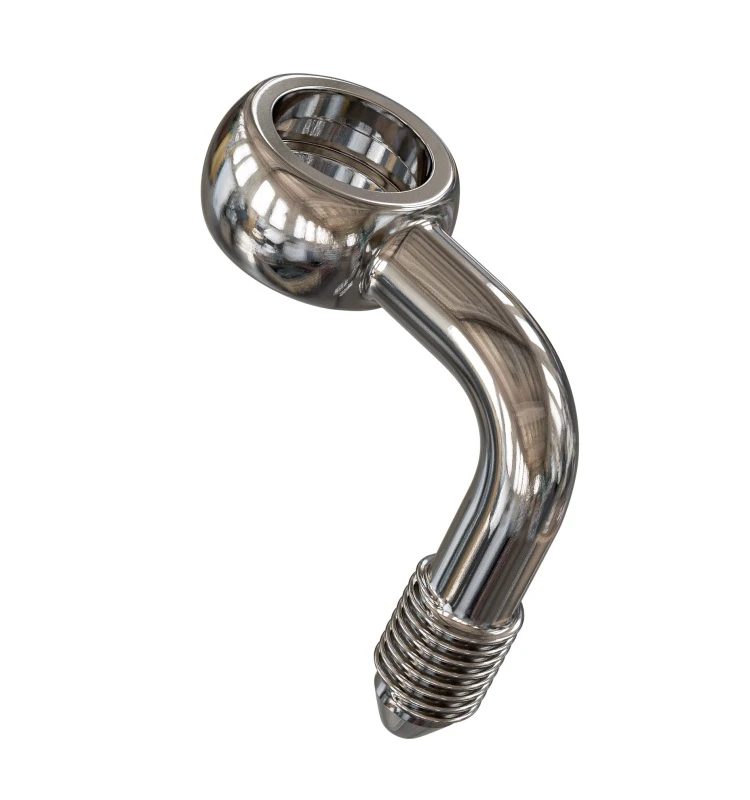 Goodridge 90-Grad-Banjo-Adapter für 3/8-Zoll- oder M10-Bolzen