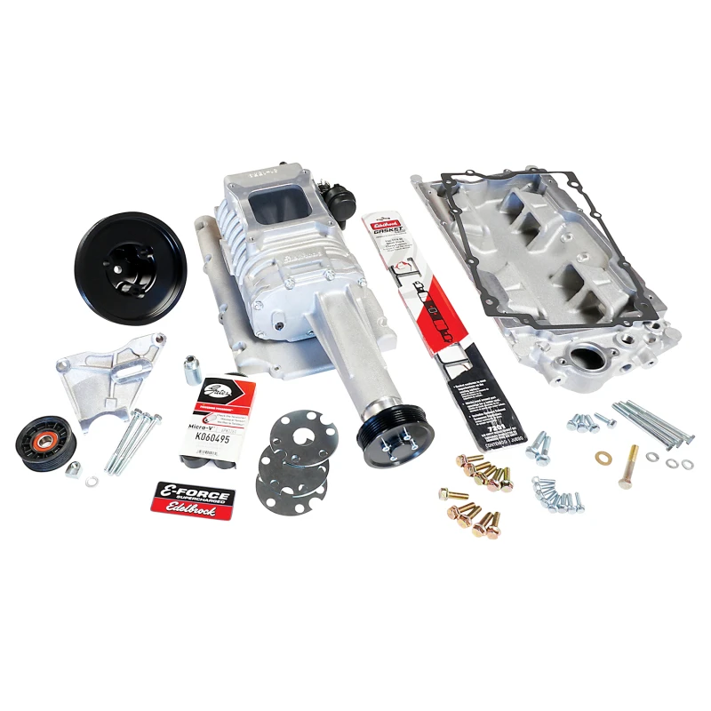 Edelbrock E-Force 122 Kompressor 57-86 Small-Block Chevrolet mit konventionellen Zylinderköpfen