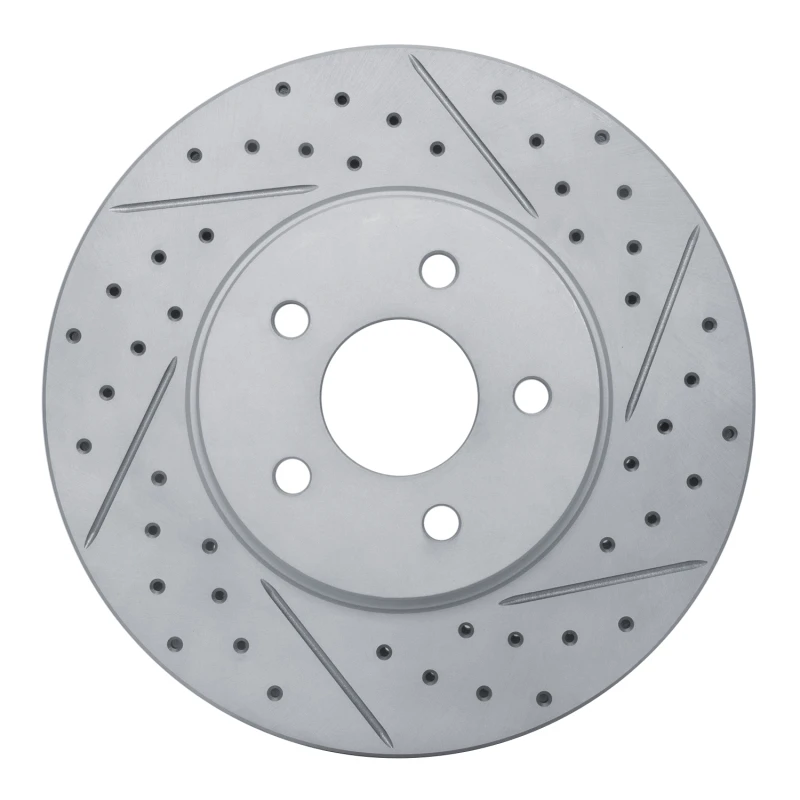 DFC 01-08 Ford Mondeo (Mexico) Front Right Drilled & Slotted Geoperformance Rotor