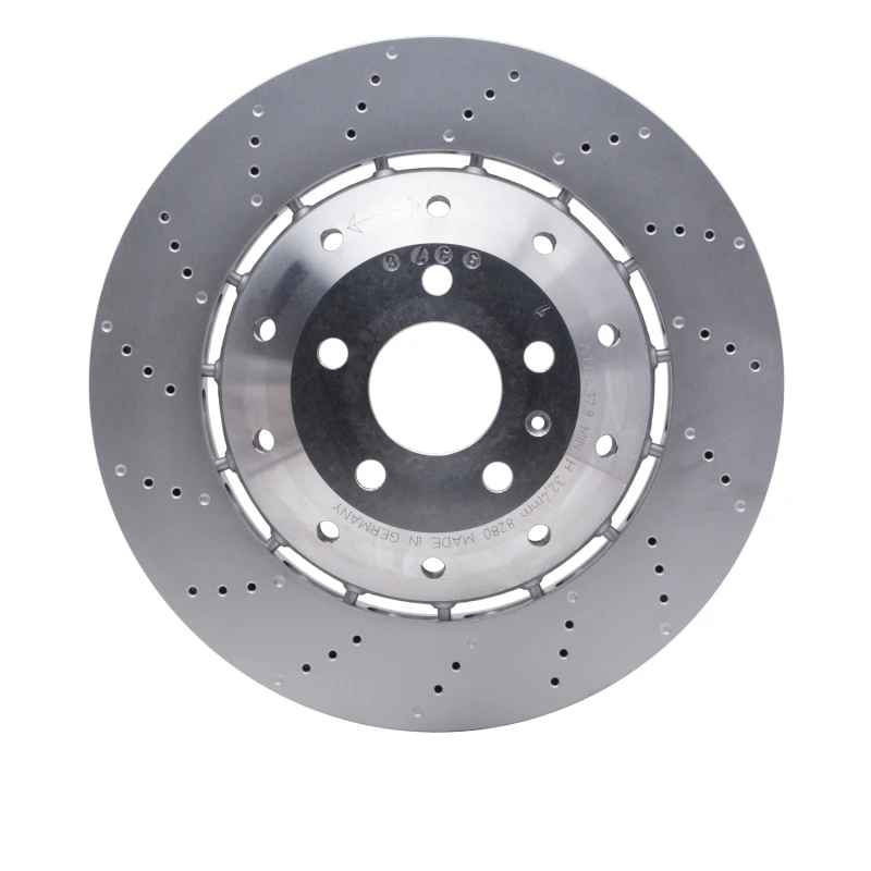DFC 08-12 Audi R8 Front Drilled Hi-Carbon Alloy Geomet Coated Rotor