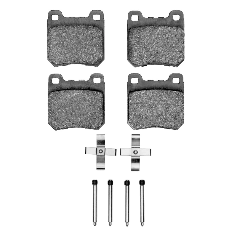 DFC 97-08 Chevrolet/Opel Astra (Mexico) Rear 5000 Advanced Low Metallic Brake Pads and Hardware Kit