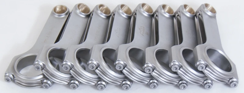 Eagle Ford 2000cc Pinto 5.700in Length .927in Pin Forged 4340 Steel H-Beam Rods - Set of 8