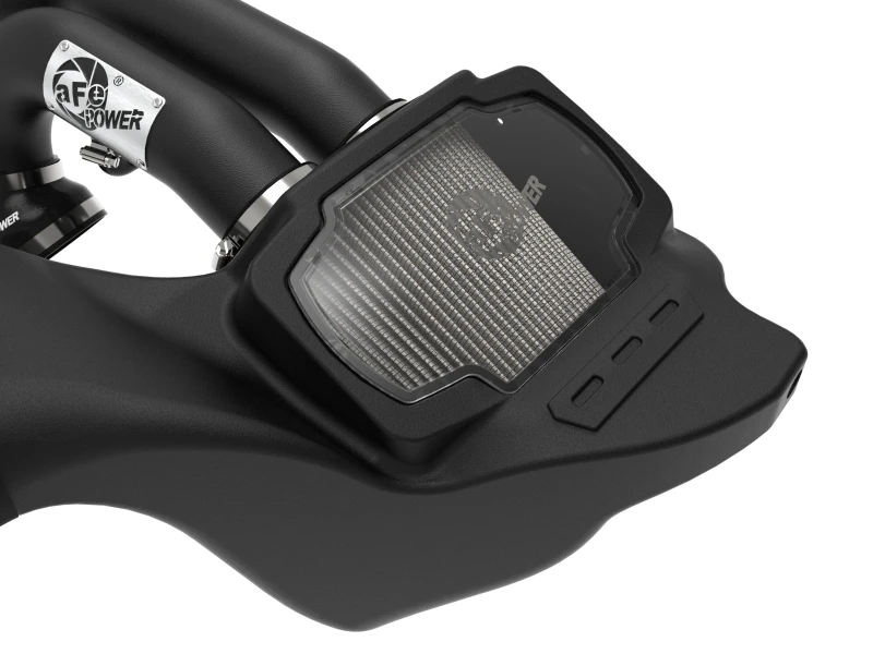 aFe 21-22 Ford F-150 Raptor V6-3.5L(tt) Momentum XP Kaltluft-Ansaugsystem Schwarz mit Pro Dry S Filter