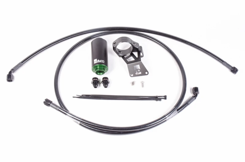 Radium Engineering Kraftstoff-Hänger-Feed-Kit - Mikroglasfilter für Mitsubishi Evo X