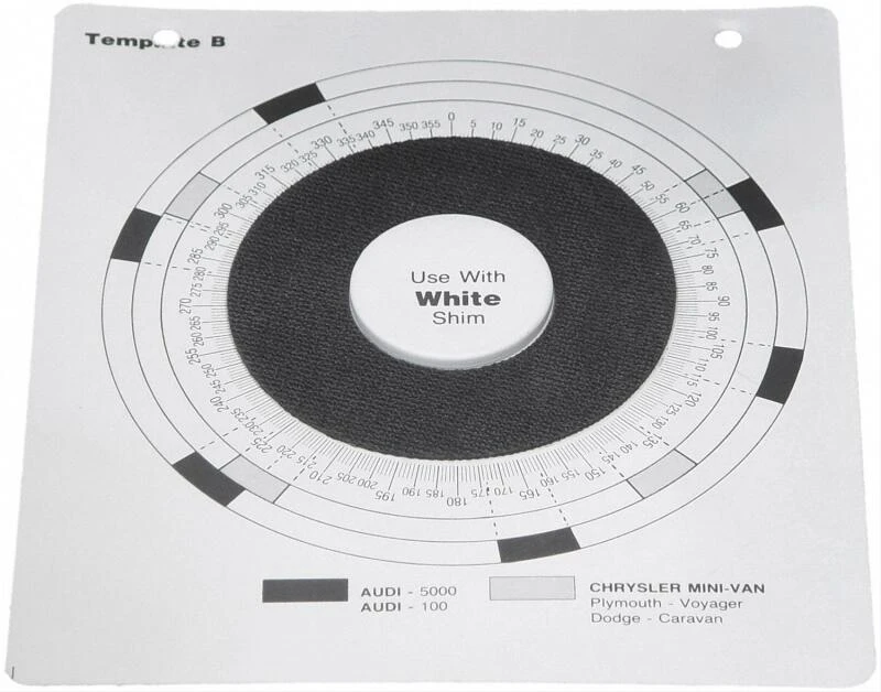 MOOG Indexing Plastic Templates B - Chrysler Mini Van / Audi Service Tool