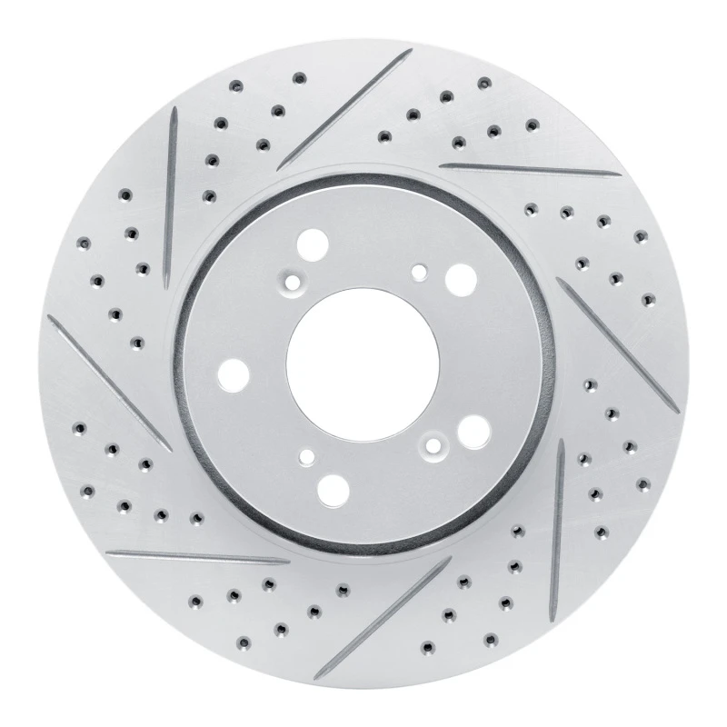 DFC 14-20 Acura Rlx Front Left Drilled & Slotted Geoperformance Rotor