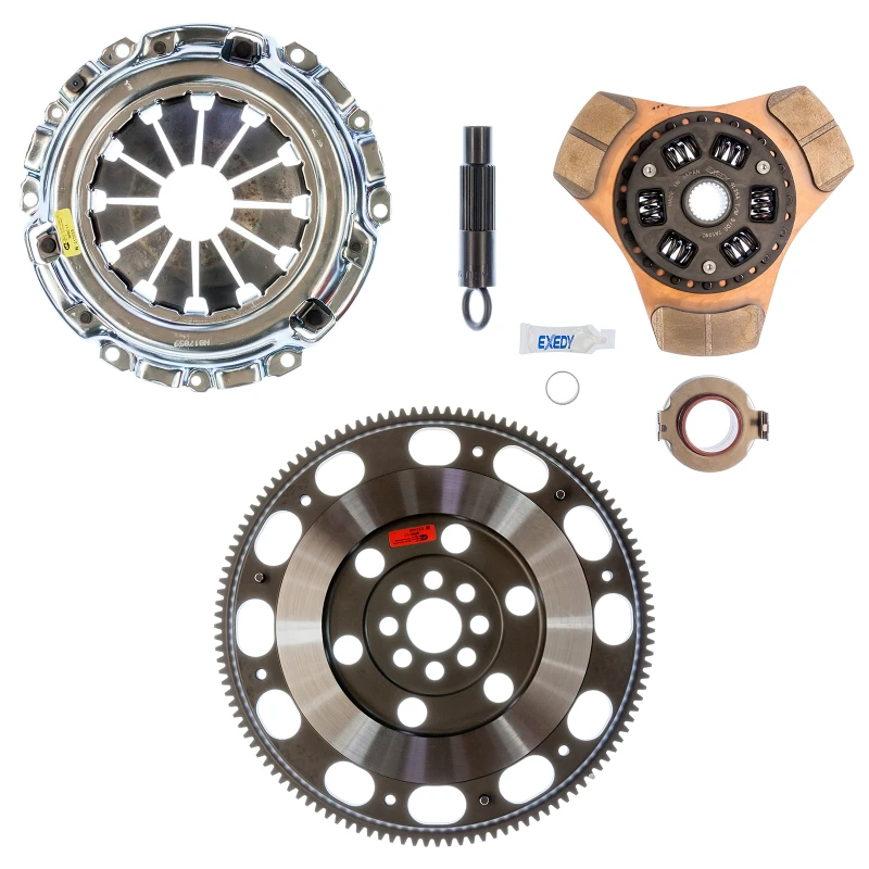 Exedy 2002-2006 Acura RSX Base L4 Stage 2 Kerametallic Kupplung Dicke Scheibe Inkl. HF02 Leichtes Schwungrad