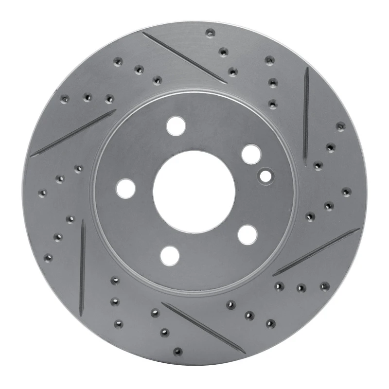 DFC 06-11 Mercedes-Benz B200 Front Right Drilled & Slotted Geoperformance Rotor