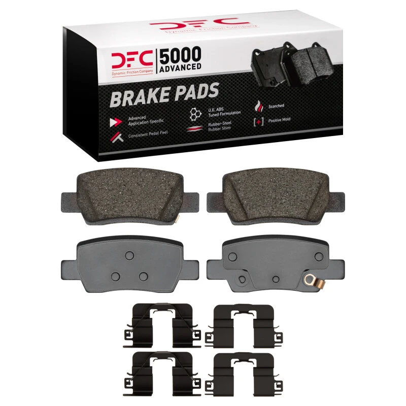 DFC 21-25 Kia Seltos (USA/Canada) Rear 5000 Advanced Ceramic Brake Pads and Hardware Kit