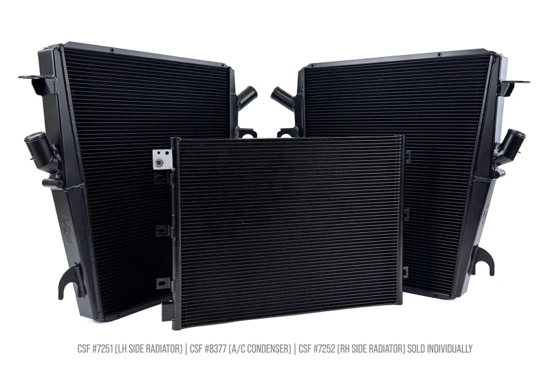 CSF 09-15 Ferrari 458 High Performance All Aluminum Radiator - Right