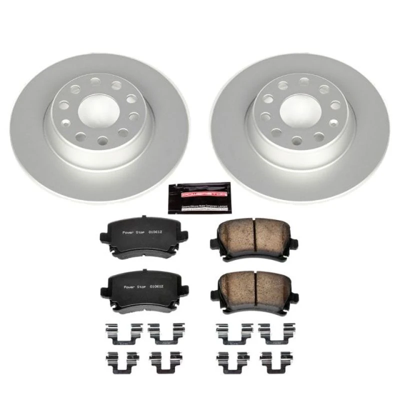 Power Stop 06-09 Audi A3 Rear Z23 Evolution Sport Coated Brake Kit