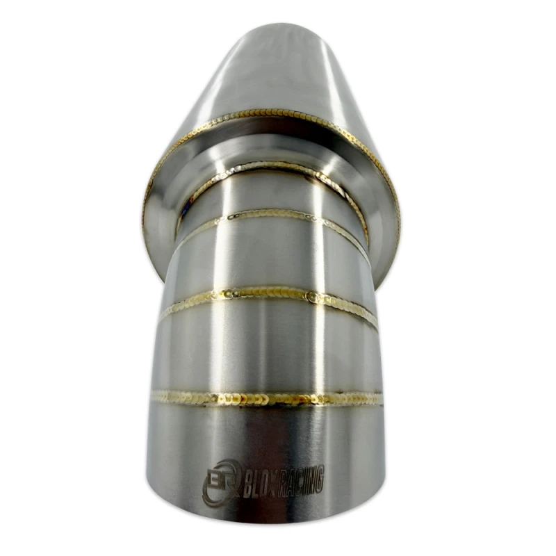 BLOX Racing 3.5in Street Muffler With Turndown Tip