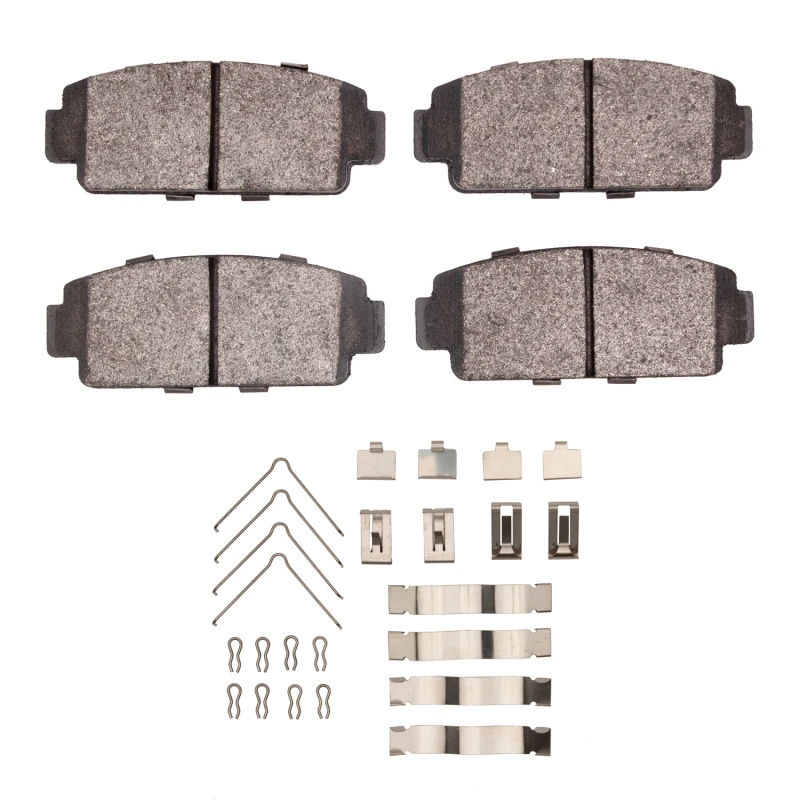 DFC 79-81 Toyota Celica Rear 3000 Semi-Metallic Brake Pads and Hardware Kit