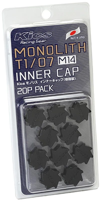 Project Kics M14 Monolith Cap - Black (Only Works For M14 Monolith Lugs) - 20 Pcs