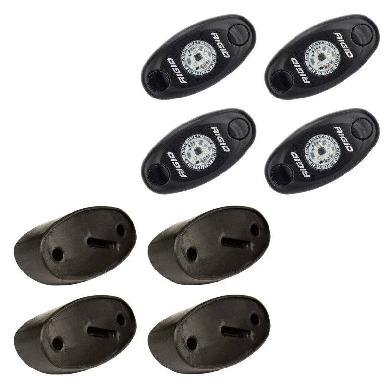 Rigid Industries Rock Light Kit - Cool White (4 Lichter)