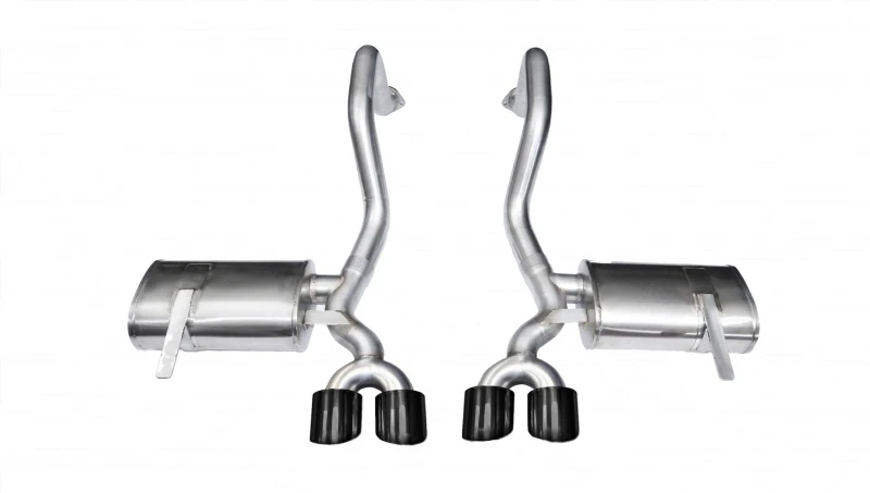 Corsa 1997-2004 Chevrolet Corvette C5 Z06 5.7L V8 Schwarzes Xtreme Axle-Back Auspuffsystem