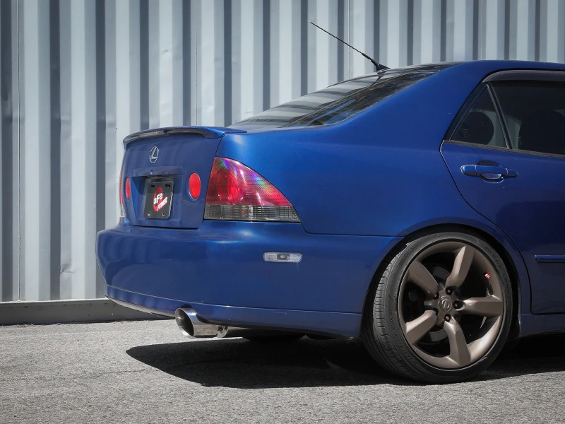 aFe Lexus IS300 01-05 L6-3.0L Takeda Kat-Back-Abgasanlage- Polierte Spitze