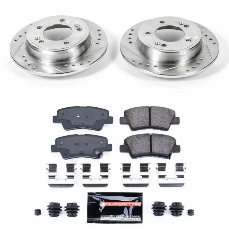 powerstop_K6502-679460842d34b Power Stop 12-17 Hyundai Veloster Rear Z23 Evolution Sport Brake Kit