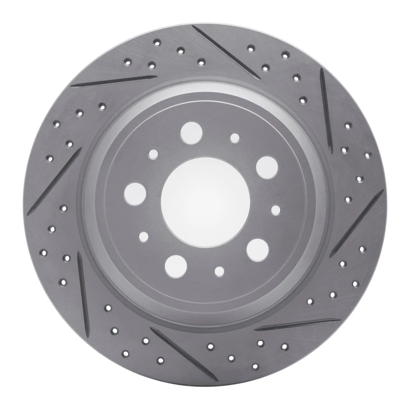 DFC 99-09 Volvo S60 Rear Right Drilled & Slotted Geoperformance Rotor