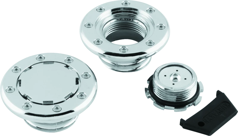 Kuryakyn Flush Mount Gas Cap Non-Vented Chrome