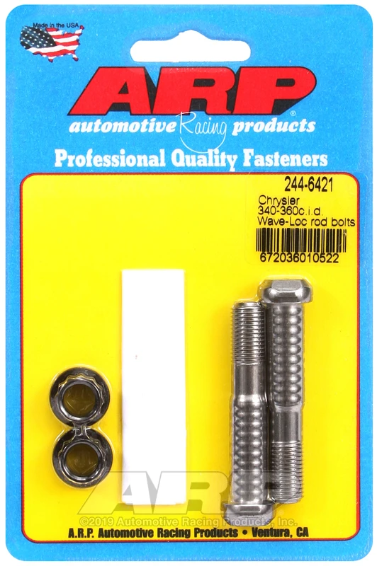 ARP SB Chrysler Pro Wave-Loc 2pk Rod Bolt Kit