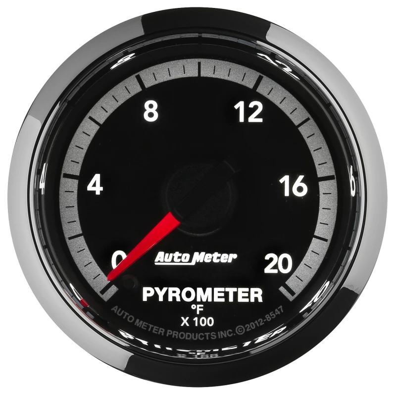 Autometer Gen4 Dodge Fabrikübereinstimmung 52,4mm Vollständige Sweep-Elektronik 0-2000 Deg F EGT/Pyrometer-Anzeige