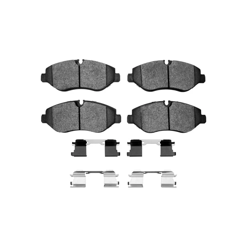DFC 07-23 Mercedes-Benz Sprinter 2500 Front 5000 Advanced Low Metallic Brake Pads and Hardware Kit
