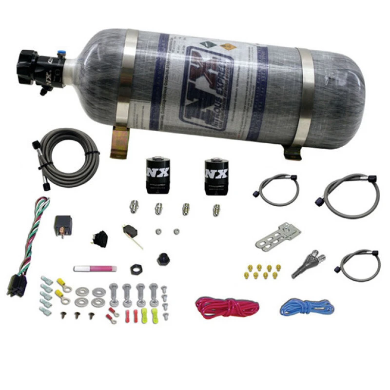 Nitrous Express Alle Dodge EFI Single Nozzle Nitrous Kit mit Composite-Flasche
