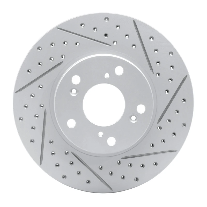 DFC 98-22 Acura CSX Front Right Drilled & Slotted Geoperformance Rotor