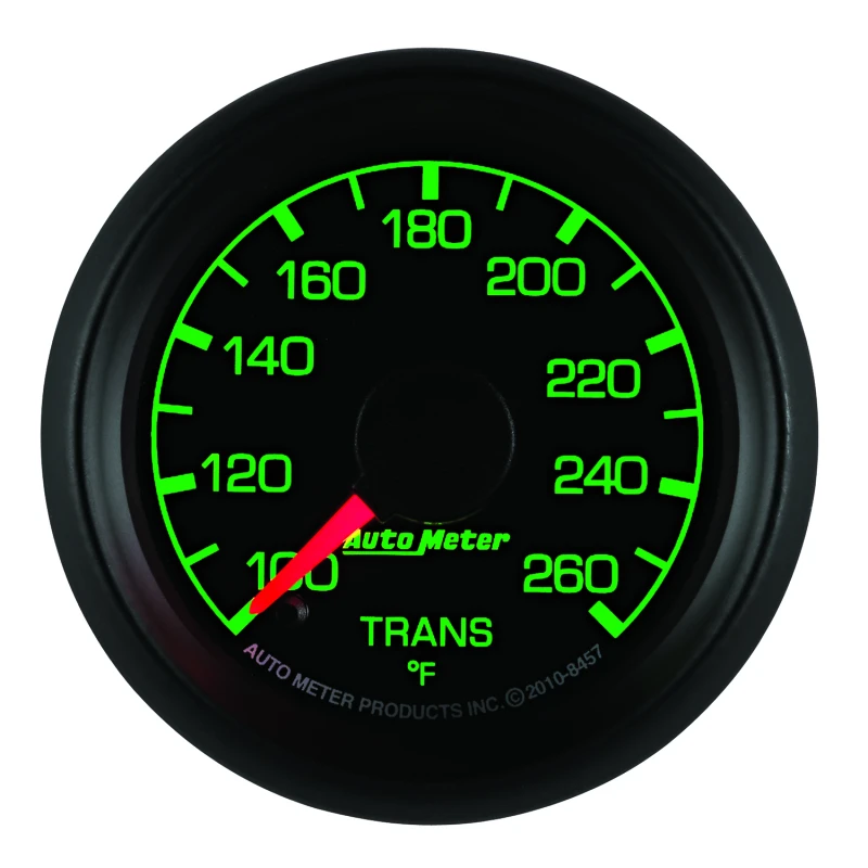 Autometer Factory Match Ford 52,4mm Vollständiger Durchlauf Elektronisch 100-260 Grad F Getriebe-Temperaturanzeige