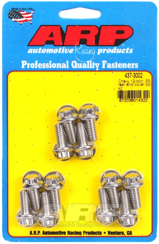 ARP Rear End Cover Bolt Kit für Chevy 12-Bolt SS