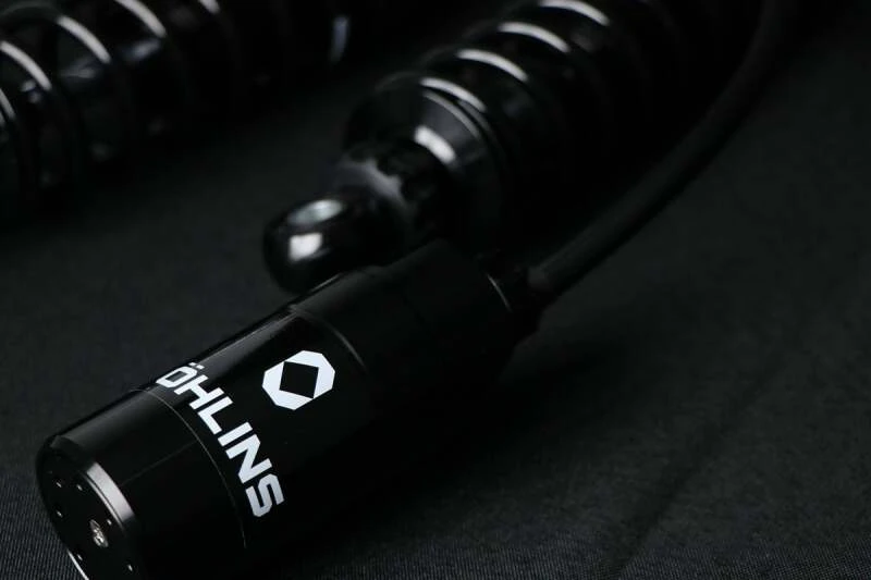 Ohlins 14-26 Harley FL Touring STX 36 Twin Blackline 12in Blk Reservoir Shocks - Standard Springs