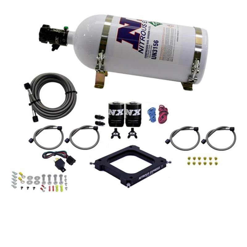 Nitrous Express 4500 Assassin Plate Stage 6 Nitrous Kit (50-300PS) mit 10lb Flasche