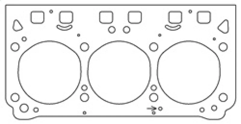 Cometic Buick-Serie 3800 II/III V6.045in MLS-Zylinderkopfdichtung - 3.840in Bohrung - RHS