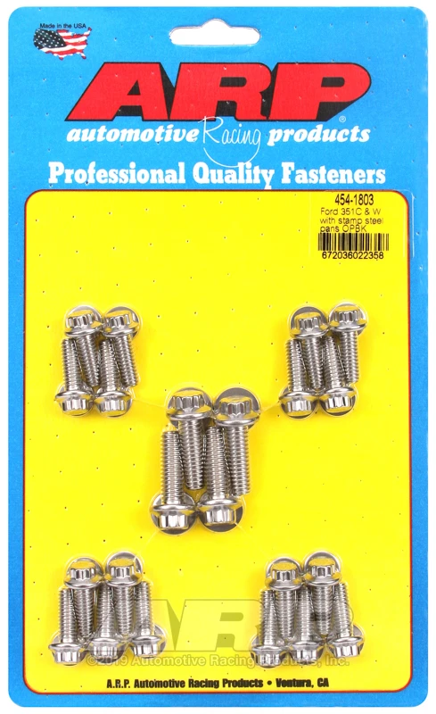 ARP Oil Pan Bolt Kit for Ford 351C and W
