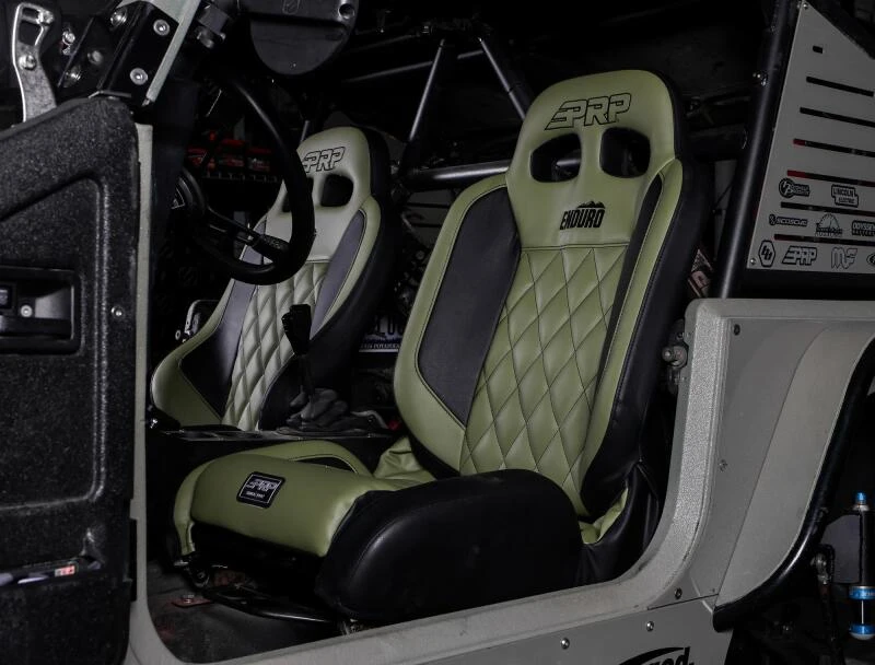 PRP EnduroTrail Reclining Suspension Seat - Gray Tweed - Driver