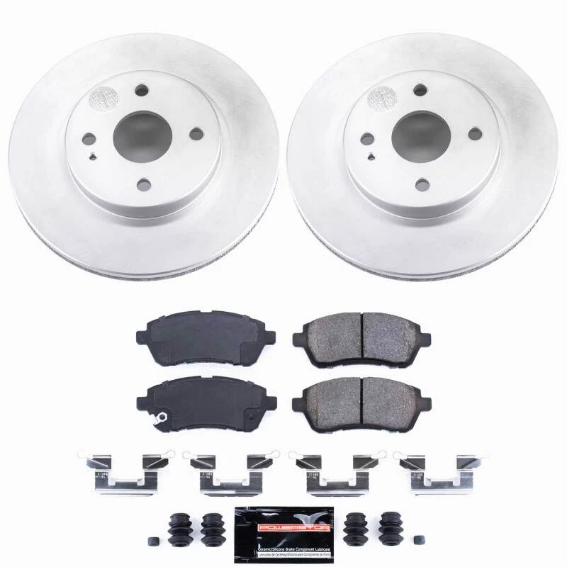 Power Stop 11-14 Mazda 2 Front Z23 Coated Brake Kit